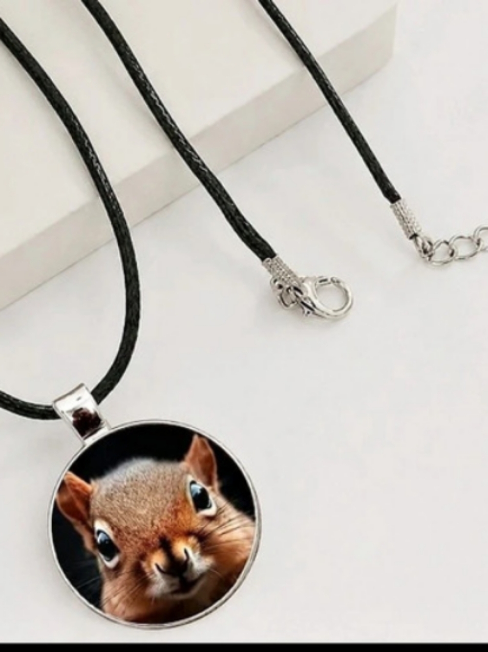 Squirrel Pendant Necklace